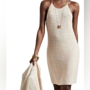 Banana Republic Glen Crochet Mini Dress